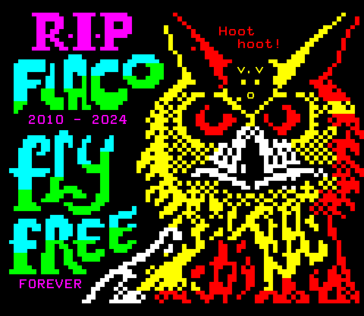 Dan Farrimond - Fly Free Flaco! (1) 2024
